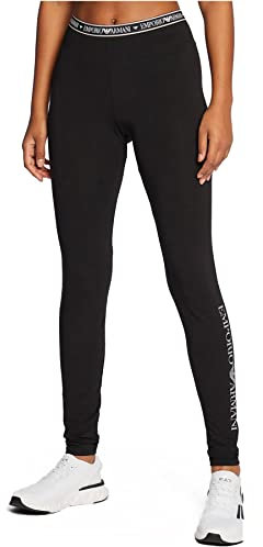 Emporio Armani Underwear Damen Iconic Logoband Leggings, Black, S