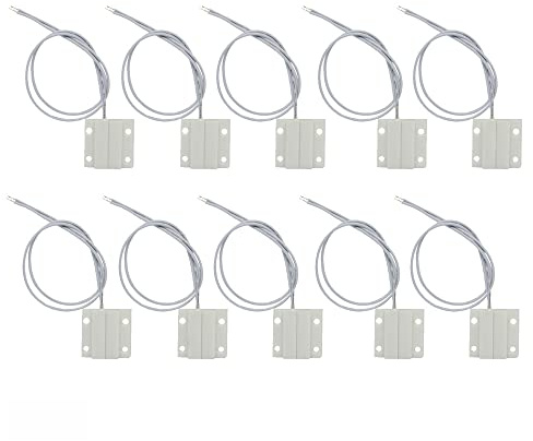 Fasizi 10set MC 38 Wired Door Window Sensor Interruttore Magnetico Home Alarm Systemd