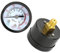 Luftkompressor Manometer, Druckmessgerät für Luftkompressor 180 PSI/12Bar, Druckluftdruckmessgerät Druckluft Manometer für Kompressor 42 mm Durchmesser für Schraubenkompressoren, Kolbenkompressoren