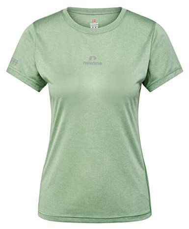 Newline Damen Cleveland T-Shirt Laufbekleidung Laufshirt Grün - L