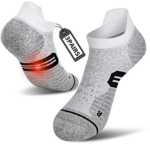 Kompressionssocken Damen Herren Plantarfasziitis Socken 34-51 für Schmerzlinderung rutschfeste Anti Schweiß Socken Kompressionsstrümpfe 3 Paare