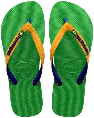 Havaianas Brasil Mix Leaf Green/Marine Blue (EU: 41/42) (EU 41/42)