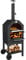 Outopee Outdoor Pizza Oven - Wood Fired with Adjustable Chimney, Pizza Stone, Peel, Removable Wheels for Barbecue, Camping, Backyard Party