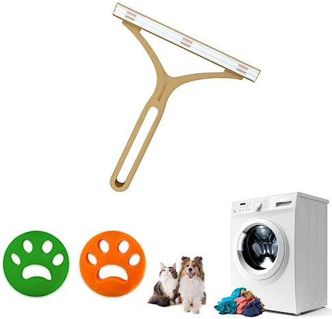BELLEM Fusselentferner I Fusselrasierer I Tierhaarentferner I Teppichschaber, Fusselbürste, Reinigungsbürste, Tierhaarbürste, Haarentferner, Fusselrolle, für Hundehaare, Katzenhaare, 3er Set (Rose)