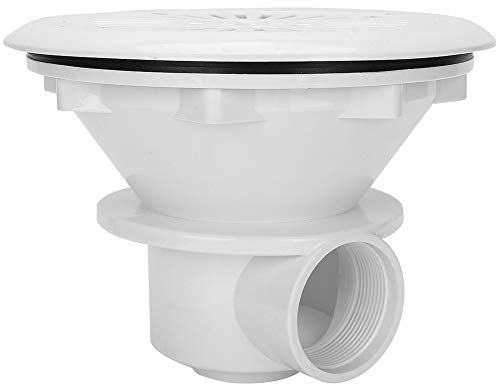 UPQRSG Pool Bodenablauf, Pool Hauptablauf Bodenablauf für Unterirdischen Pool, Schwimmbad Abflussanschluss, Wasserauslass Entwässerungsersatz, 2,3 Zoll Wassereinlass Entwässerungszubehör