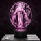 Moderne LED Ambiente Lampe Kirchenfenster Jungfrau Maria Religion, Geschenkidee deko Katholisch Christlich Christus. Lampe deko Büro Wohnzimmer, TOP