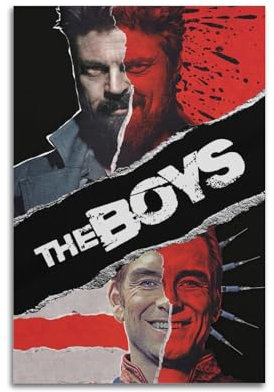 nzzmy The Boys Poster, Vintage-Kunst, Raumdekoration, ästhetische Schlafzimmerdekoration, Leinwandposter für Schlafzimmer, 30 x 45 cm, ungerahmter Stil
