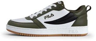 FILA Herren REGA NF Sneaker, White-Olive Night, 43 EU
