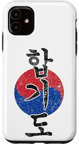 Hülle für iPhone 11 Hapkido Korean Style Fighter Kanji Kampfkunst Vintage