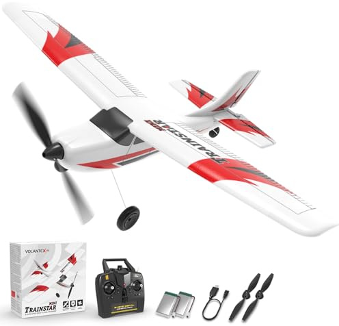 volantexrc Avion RC, Avion Télécommandé Sport Cub S2 3CH pour Débutants | Système de Stabilisation Xpilot, Télécommande 2,4 GHz, Batterie Rechargeable, 2 Modes de Décollage, RTF