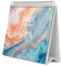 Grupo Erik Kalender 2025 Tischkalender Glitter Kalender 2025 Familienplaner Tischkalender 2025 zum Aufstellen 20 x 17 cm Jahreskalender 2025, Blau