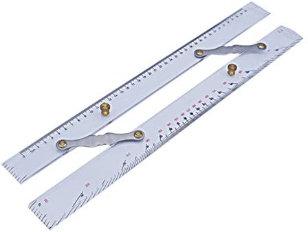 JOERBABU Marine Navigation Plotter Parallel Lineal Navigation Parallel Lineal für Boot Seekarte Messteiler
