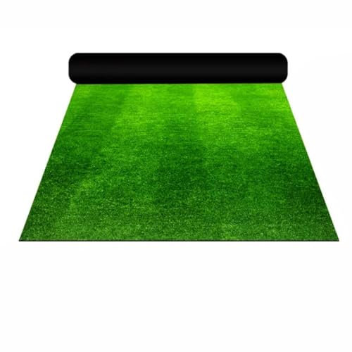 Kunstrasen Mit Natürlichem Aussehen, 20 Mm Florhöhe, Kunstrasen-Teppich for Drinnen Und Draußen, UV-beständig, Lichtbeständig, for Garten, Terrasse, Pool, Begrünung, Dekoration(2 * 2m(6.4 * 6.4ft))