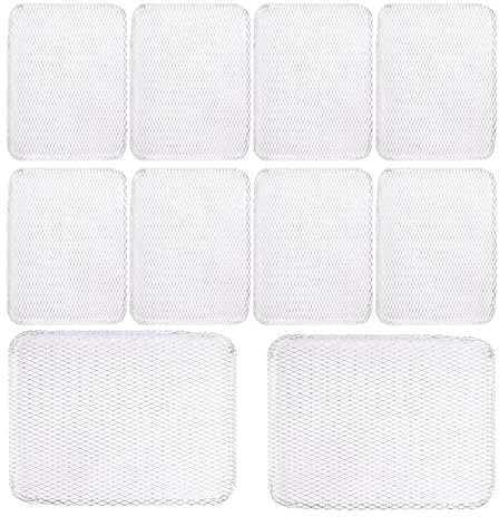 10 pz/pacchetto non-stick BBQ Grills Mesh, tappetini usa e getta in alluminio per campeggio, barbecue, ideale per feste all'aperto