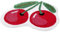 Gcroet Tapis de bain Cherry 1PC, tapis frais de forme de cerise mignonne, 19.69x23.62, rouge cerise, absorbant en polyester, décoratif pour la salle de bain