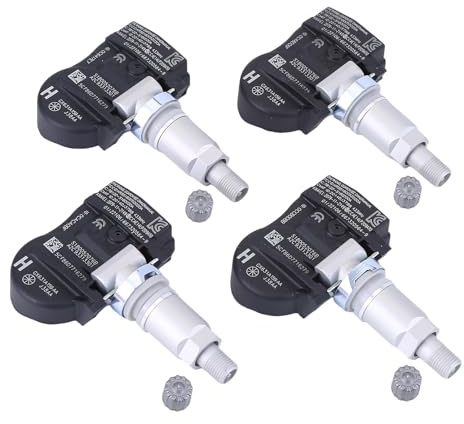 TPMS Reifendrucksensor GX631A159AA für Land Rover Defender Discovery Sport Freelander 433 MHz Reifendruckkontrollsystem RDKS Sensoren für Jaguar F-Typ 2018–2021, ersetzt LR070840, 4 Stück