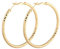 Epinki Schmuck Damen Ohrringe Gold 18K Au750, Klassiker Creolen, Gelbgold 750 Ohrstecker Jungs Echte Goldschmuck, Gold