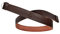 Braun Leder Schottenrock Gürtel Einstellbare Größe für Kilts Hochland Freimaurer Geprägt - Braun, L