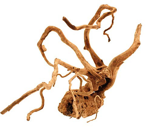 Amtra Holz Red Wood Größe L – 30/50 cm – Dekoration für Aquarien – handgefertigt – natürlicher Stamm Ornament – Dekoration für Aquarien