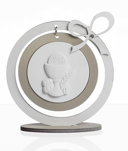 CALICE COMUNIONE in legno in scatola regalo ROYAL GIFT BOMBONIERA
