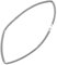 Joint de porte Sèche-linge 34060106 PROLINE Sèche-linge 34060106 PROLINE