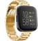 LvBu Armband Kompatibel mit Fitbit Versa 2, Classic Edelstahl Uhrenarmband für Fitbit Versa 2 Fitness-Smartwatch (Golden)