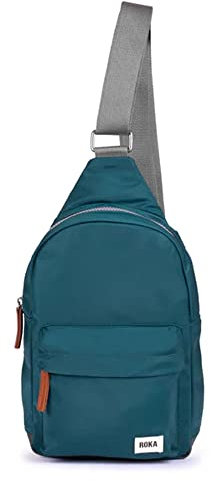ROKA London Willesden B Sustainable Crossbody Teal (Nylon), S
