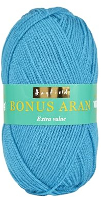 Sirdar Hayfield Bonus Aran Yarn, Azure (824), 100g