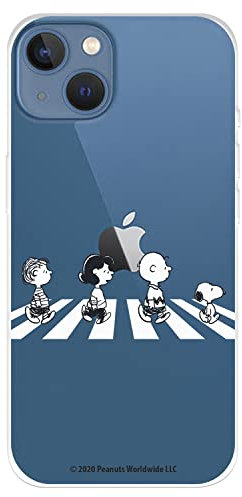 Snoopy-Schutzhülle für iPhone 14 Plus, offizielle Fußgängerfiguren, zum Schutz Ihres Handys, flexibel, mit offizieller Lizenz von Snoopy
