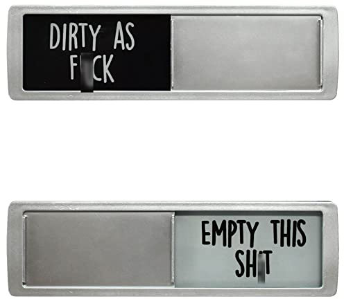 Imán divertido para la organización del hogar, utensilios de cocina, decoración del hogar, accesorios de cocina, deslizador indicador de limpieza sucia, imanes de organización de lavandería, lindo