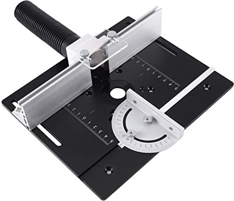 Doengdfo Placa de Inserción de Mesa de Envoltura de Aluminio Multifuncional Placa de Volteo de Madera para Trabajo de la Placa de Tupía