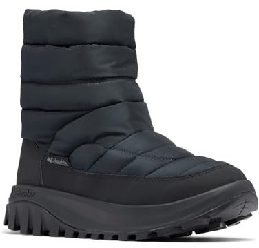 Columbia Snowtrot Mid, Stivali da neve Donna, Black/Titanium II , 37 EU