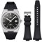 Stanchev Ersatz-Uhrenarmband für Tissot PRX, PRX-Serie, weiches Silikon, Schnellverschluss, für Tissot PRX Powermatic, 80,12 mm, Unisex, 40 mm, 40mm watch, Silikon