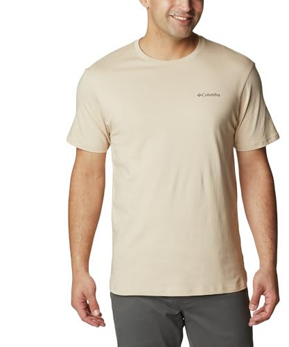 Columbia Herren Barton Springs Kurzarm Grafik Kurzärmeliges T-Shirt, Antike Fossil, L