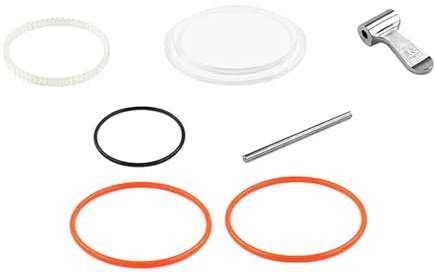 7X Ersatz Set für Rotations Tumbler Polierer, Gummi Abdeckung, Verriegelung, KT2000