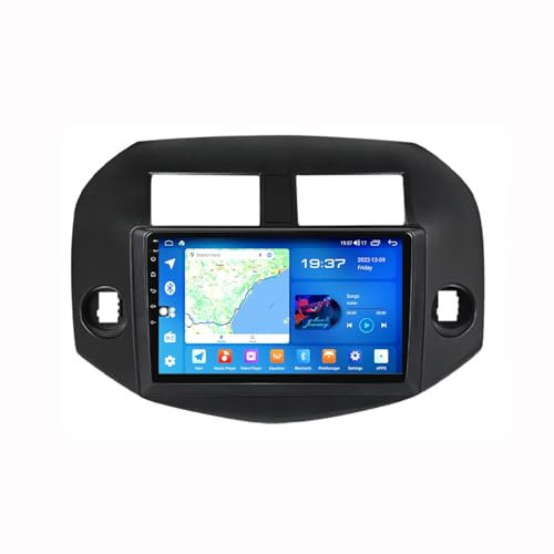 Android 11 Autoradio mit Navi für Toyota RAV 4 RAV4 2005-2013 9 Zoll Touch 2 Din Android Auto Bluetooth Radio mit Display Rückfahrkamera USB WiFi Mirror Link Canbus(A500S 4G+WiFi 8-Core 4G 64G)
