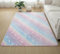 GGBOND Tapis lumineux phosphorescent arc-en-ciel avec étoiles et poney en peluche courte, doux et confortable, 60 x 120 cm
