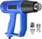 230V Heat Gun, 2000W Hot Air Gun Kit, Dual Temperature Settings 300℃~500℃ and Overload Protection, Heat Gun for Crafts, Shrink, Wrapping(Blue, 3 Nozzles)