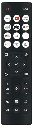 ERF3E96H Replace Voice Remote Control fit for Hisense PX2-PRO Trichroma Ultra Short Throw Home Theater Projector