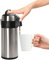 Airport Vacuum Thermos Jug, Attractive Brushed Stainless-Steel Exterior with Black Trim, Stainless Inner Lining, Anti Spill/Leak Mechanism - Ideal for Catering, Conferences, Outdoor Events (5L)
