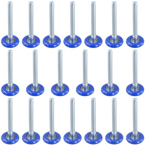 HOZEON 20 Pack 2 Inches Garage Door Rollers, Sealed 6200ZZ Bearing Nylon Garage Door Roller, Quiet and Durable Garage Door Wheels for Residential and Commercial Garage Doors