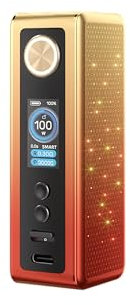 VooPoo Vinci Spark 100 Mod 18650 Battery (sold separately) 5-100W Output Fast Charge 510 Connection No Nicotine (Orange-Red Gradient)