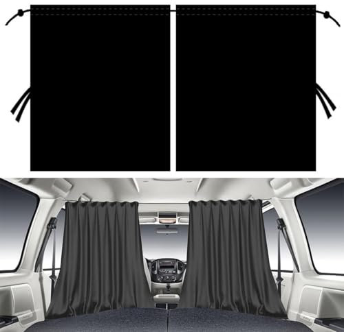 YOYEAH Auto Trennvorhänge Sonnenschutz, 140 x 80 cm, Abnehmbarer Auto Vorhang für Sichtschutz, Heckscheiben Trennvorhang für Auto Camping, Sonnencreme und Privatsphäre für alle Modelle.
