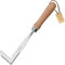 GREBSTK Crack Weeder Spalt Unkraut Werkzeug Edelstahl Manuelle Unkraut Buche Griff Gartenwerkzeug 33cm