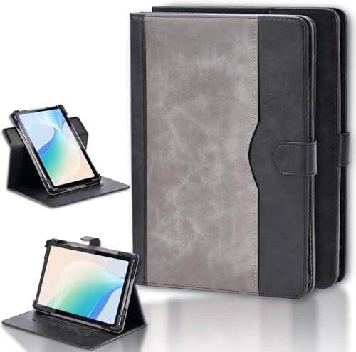 hülle Kompatibel für Lenovo Yoga Tab Plus 12.7-Zoll Tablet Hülle Case Schutzhülle 360-Grad-Drehung Multi-Viewing Angels PU Leder Stand Folio Cover Schwarz