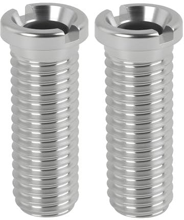2 Lavelli Vite Cava per Valvole a Cestello, M12 X 35 Mm, Vite Cava Acciaio Inox per Tappo Scarico Lavello Cucina, Ricambio Accessori per Tappo a Cestello, Scarico Lavandino Cucina