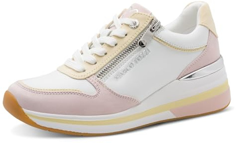 MARCO TOZZI Damen Sneaker weiches Feel Me Wechselfußbett weiches Innenfutter Stylisch