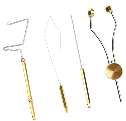 YIGZYCN Juego de herramientas profesionales para atar moscas, señuelos de pesca para hacer nudos de Bodkin para eficiencia y durabilidad. Juego combinado de herramientas