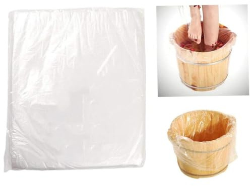 90 Pcs Disposable Foot Tub Liners Foot Bath Basin Bags for Feet Pedicure Spa Skin Care