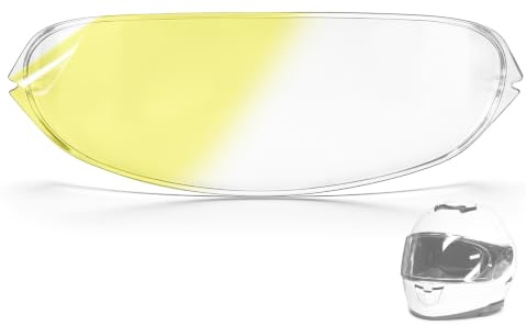 Pinlock EVO Pellicola Antifog per Visiera Casco compatibile con Shoei GT-Air GT-Air 2 GT-Air 3 Neotec CNS-1 CNS-3 CW1 Qwest, Pellicola Protettiva Antiappannamento per Guida in Inverno e Pioggia per